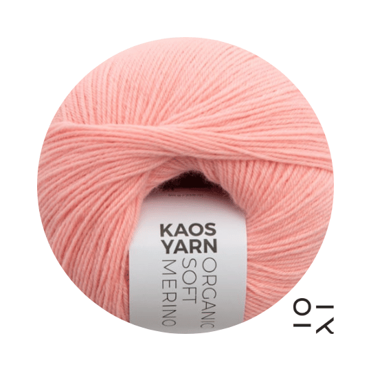 Strickwolle Organic Soft Merino Kaos Yarn Charming 1029