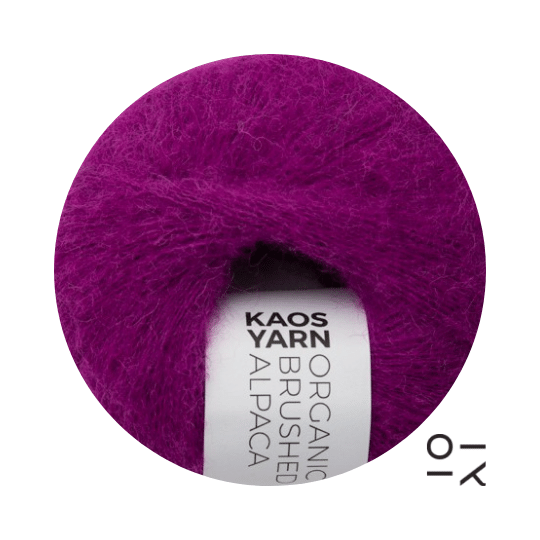 Strickwolle Organic Brushed Alpaca Kaos Yarn Magnetic 2005