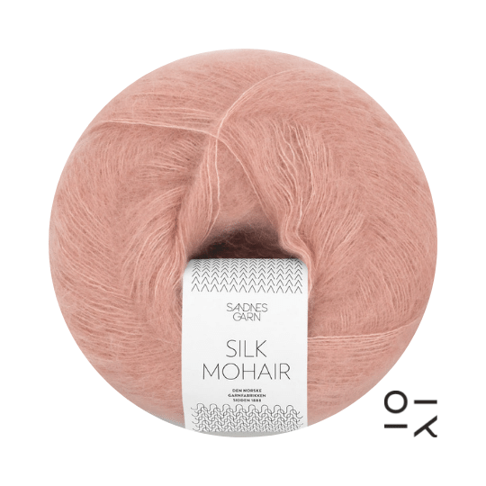 Wolle Sandnesgarn Silk Mohair Rosekinn 4012