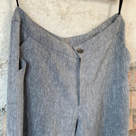 Slowfashion Leinenhose Charlotte sanaleh