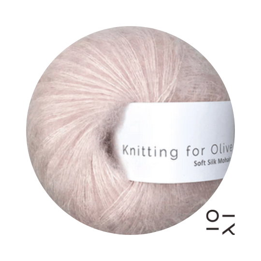 Strickwolle Soft Silk Mohair Knitting for Olive Ballerina